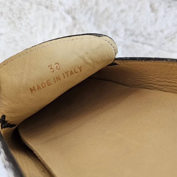 M. Gemi Felize Driving Mules Snake Print Loafers! Size 38 (US 7.5). - Picture 9 of 9